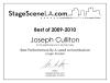 Joseph Culliton-StageScene.com Award